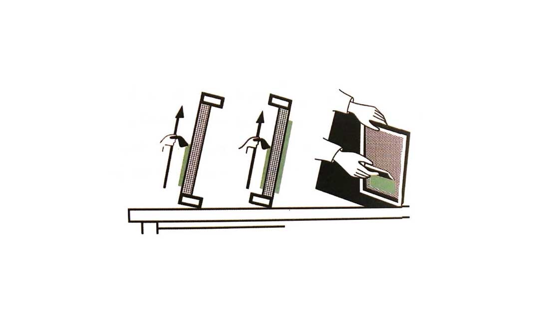 حساس کردن پارچه توری